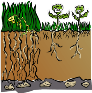 grass and weed cartoon