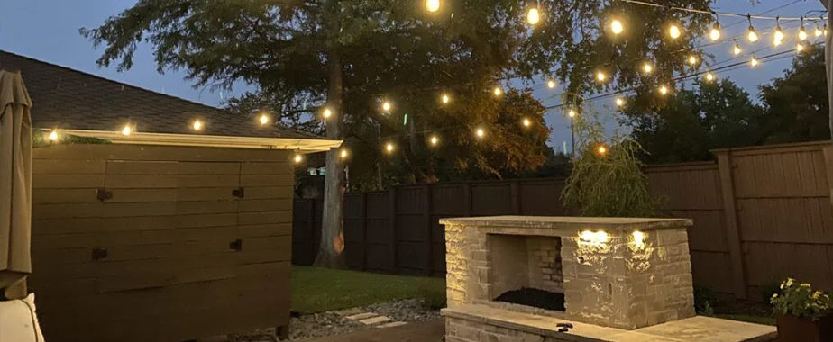 Patio Light Installations